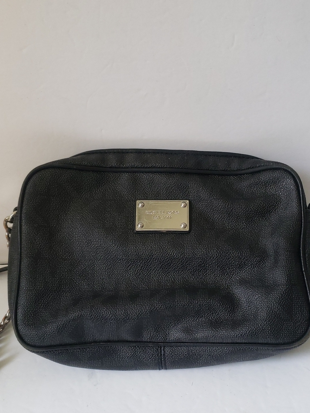 Michael Kors Black Monogram Crossbody Bag
